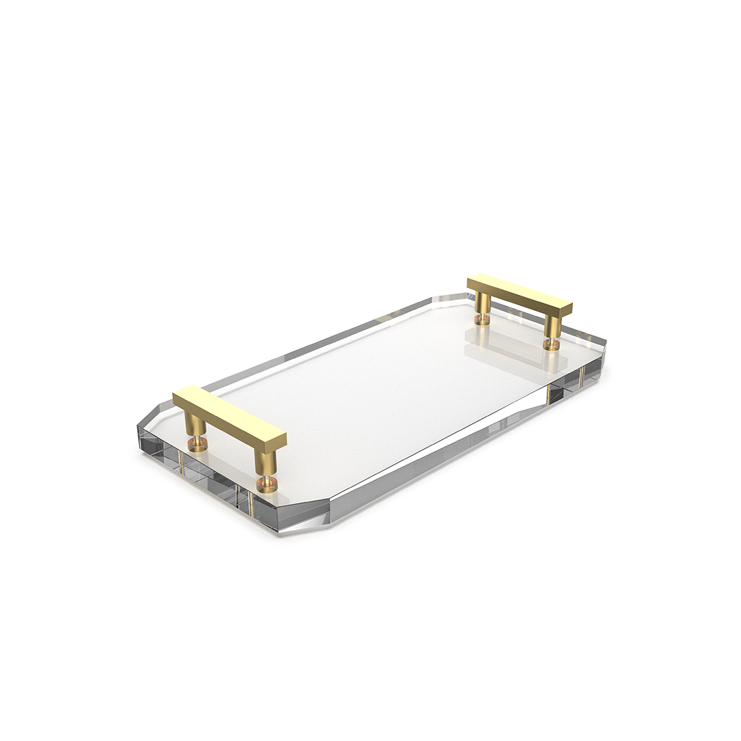 Decor Walther, Tabletts KRISTALL KR TAB, Gold 24 Karat