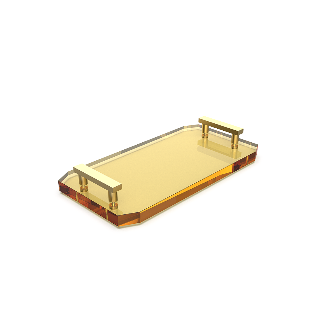 Decor Walther, Tabletts KRISTALL KR TAB, Gold 24 Karat