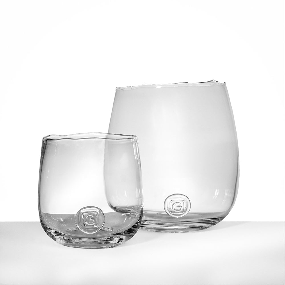 Vasen Diana von Gommaire aus Glas von Mund geblasen