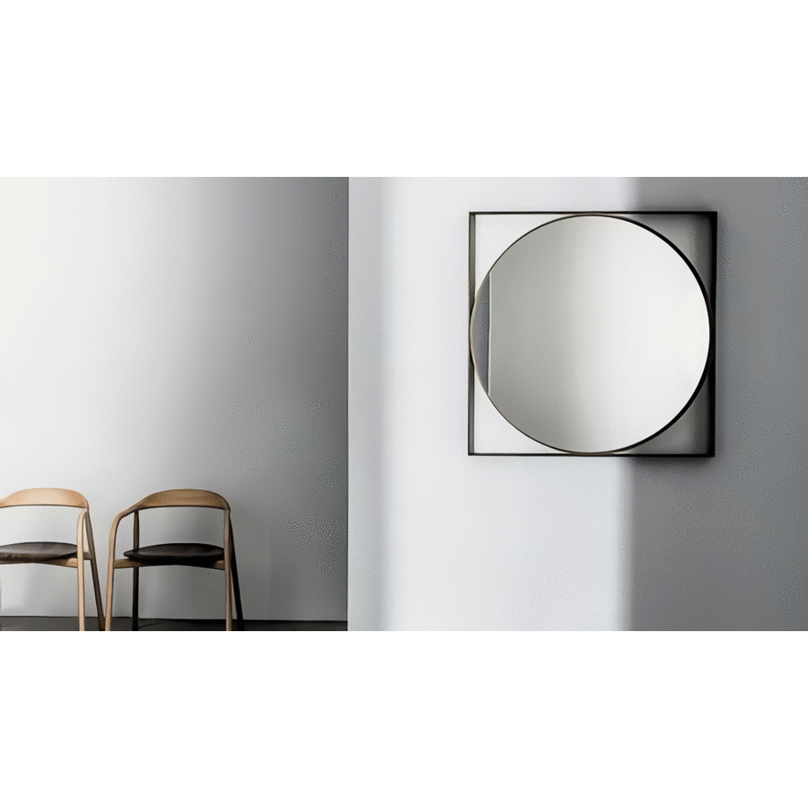 Sovet Spiegel Visual Geometric mit Metallrahmen