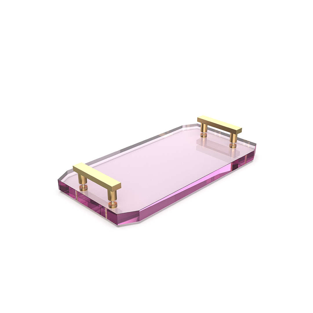Decor Walther, Tabletts KRISTALL KR TAB, Gold Matt 24 Karat