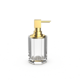 Decor Walther, Kristall Seifenspender KR SSP 2, Gold matt 24 Karat