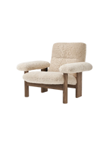 Audo Copenhagen, Brasilia Lounge Chair, Schaffell