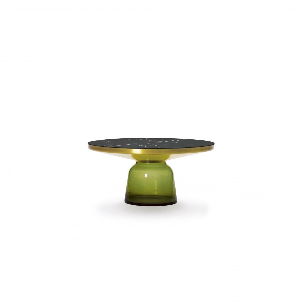 ClassiCon, Bell-Kaffee-Tisch, Metallaufsatz Messing