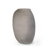 Guaxs Patara Vase Tall in smokeygrey von Hand geschliffen. 