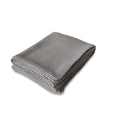 LUIZ, Cashmere-Decke Memoire, 140x200, smoke