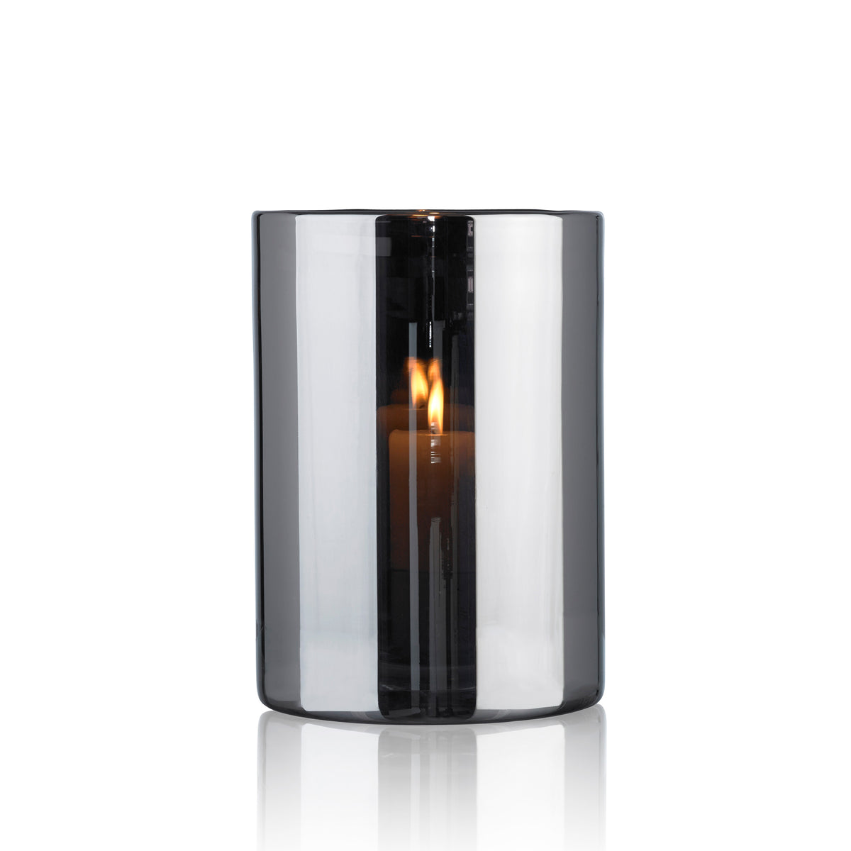 Skogsberg und Smart Hurricane Silber Windlicht